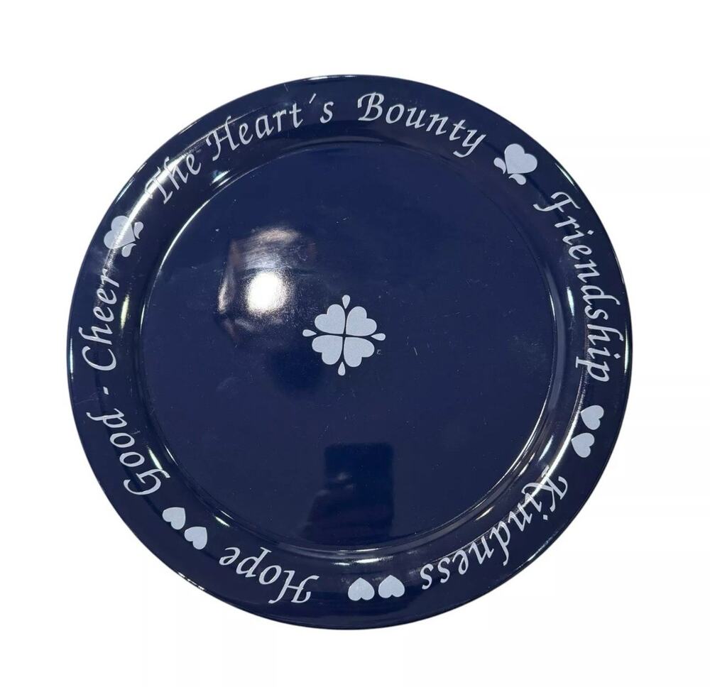Waechtersbach Germany Platter 12" The Heart's Bounty Friendship Kindness Hope